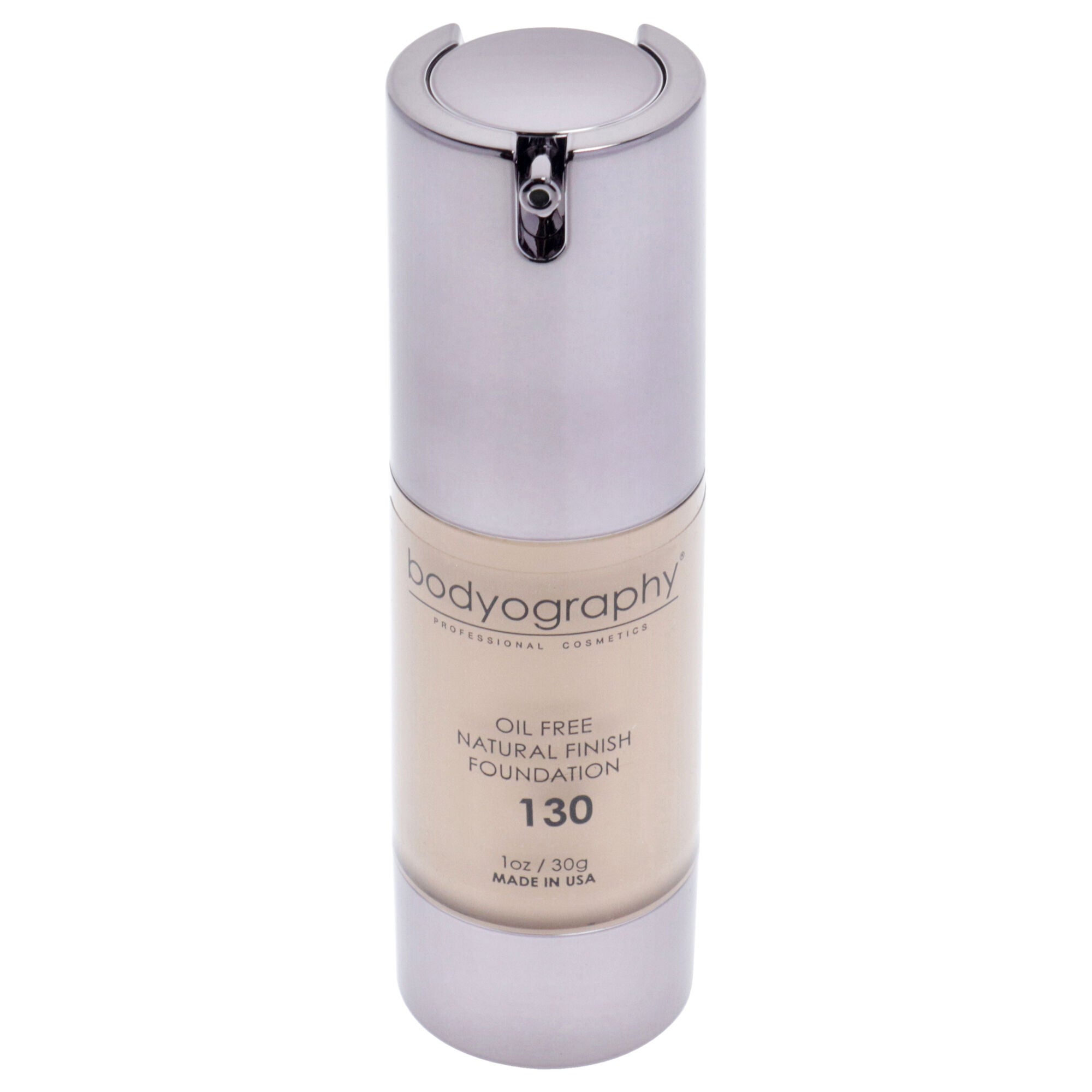 Natural Finish Foundation - 130 Light Medium Neutral by Bodyography for Women - 1 oz Foundation, See Description, alternate image number 3