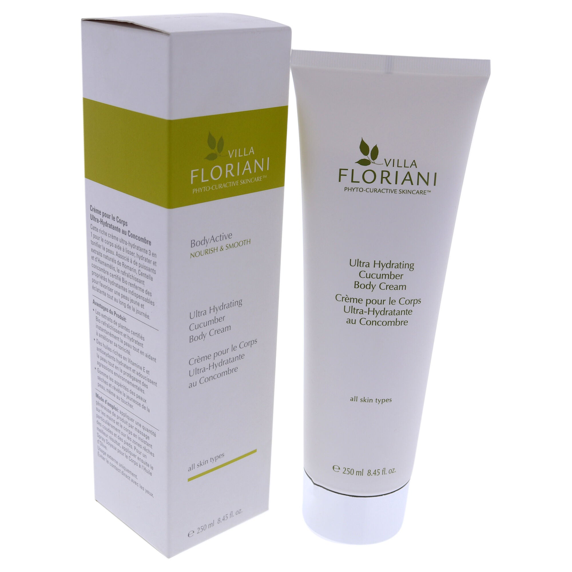 Ultra Hydrating Body Cream - Cucumber by Villa Floriani for Women - 8.45 oz Body Cream, See Description, alternate image number 3
