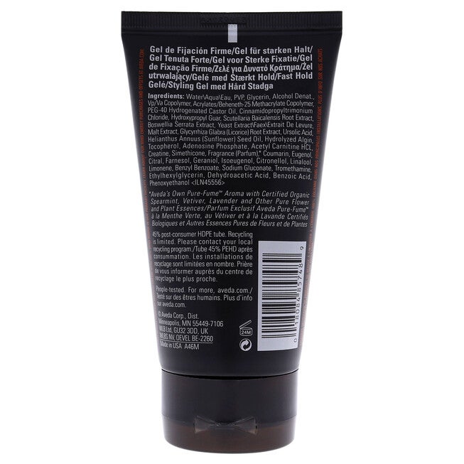 Men Pure-Formance Firm Hold Gel by Aveda for Men - 5 oz Gel, See Description, alternate image number 2