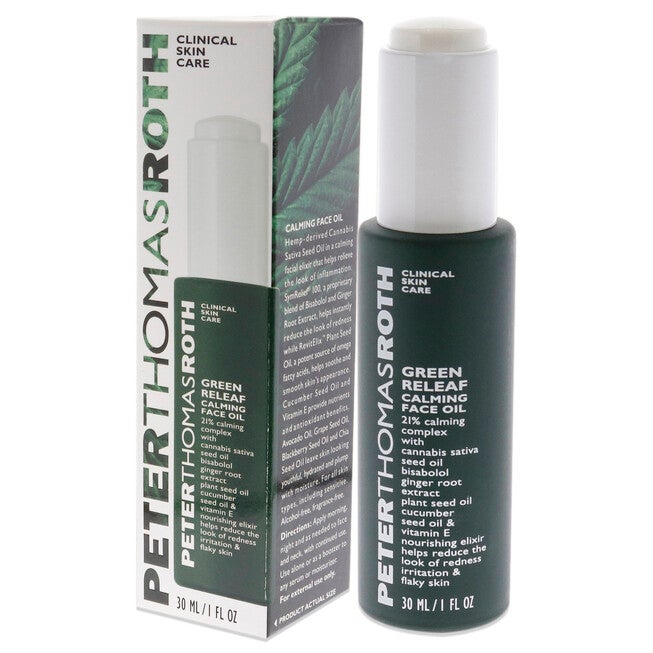 Green Releaf Calming Face Oil by Peter Thomas Roth for Women - 1 oz Oil, , alternate image number 7