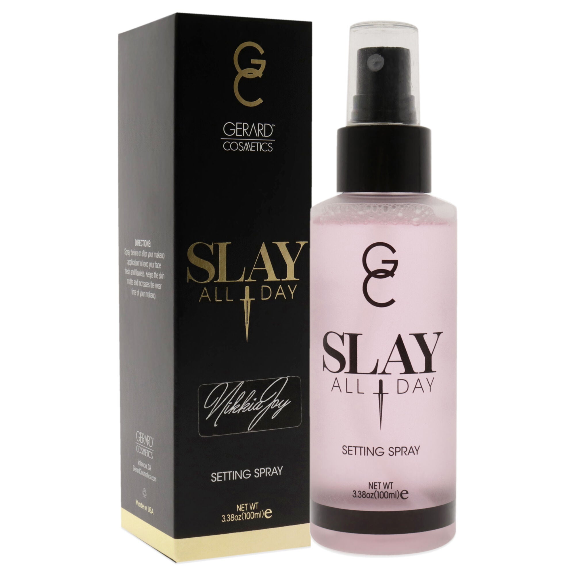 Slay All Day Setting Spray - Rose by Gerard Cosmetic for Women - 3.38 oz Setting Spray, , alternate image number 6