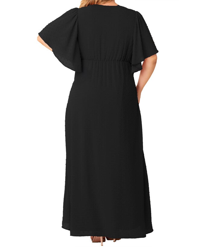 Carmella Evening Gown, ONYX / Black, alternate image number 1