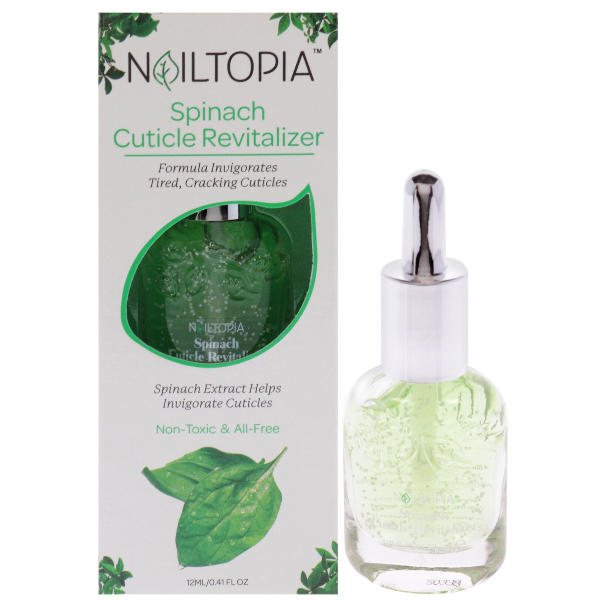 Cuticle Revitalizer - Spinach by Nailtopia for Women - 0.41 oz Nail Treatment, See Description, hi-res image number 0