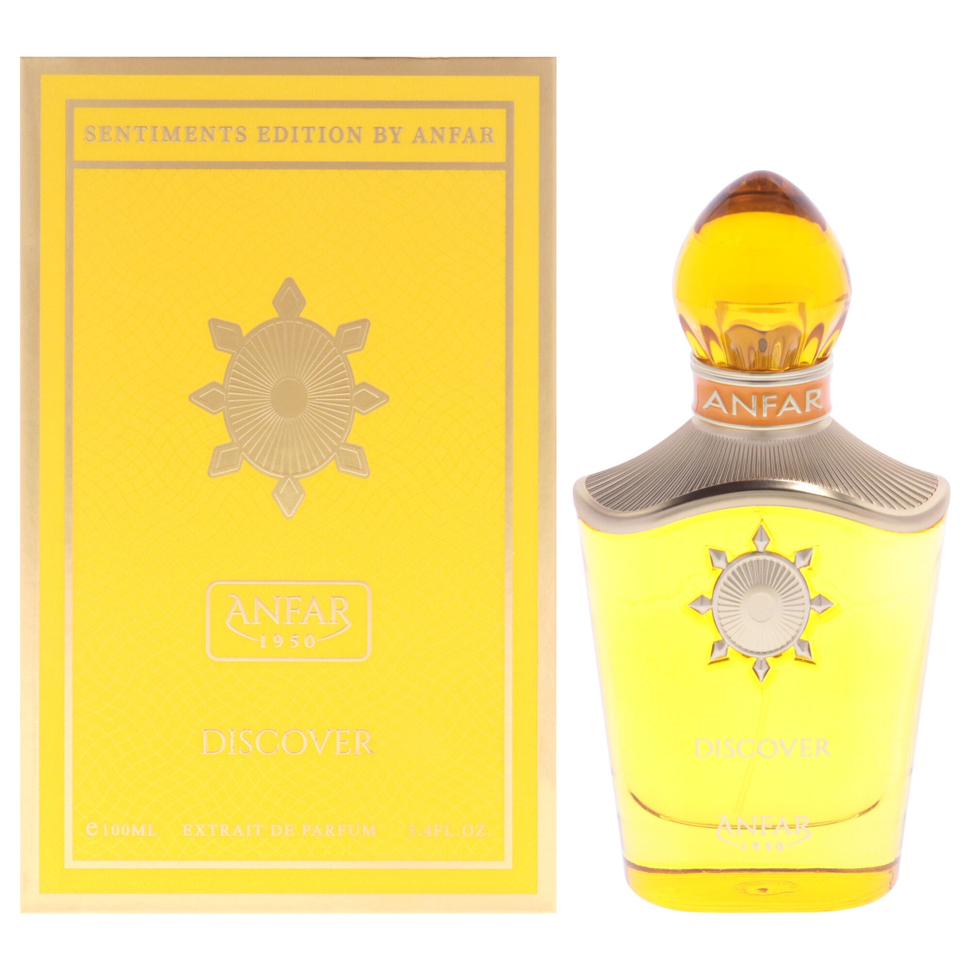 Sentiments Edition - Discover by Anfar for Men - 3.4 oz Extrait De Parfum Spray, Clear, hi-res image number 0