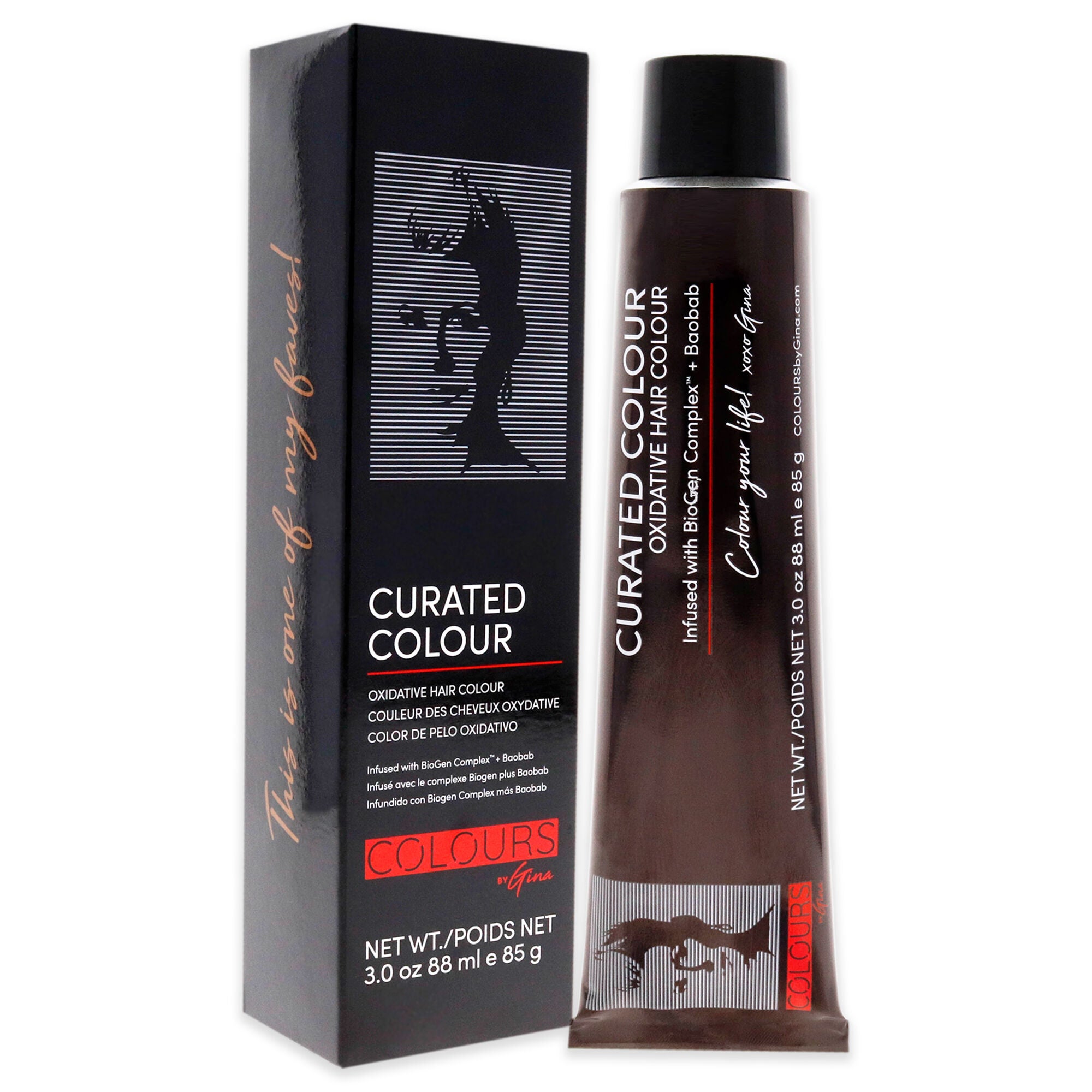 Curated Colour - 8.0-8N Light Natural Blonde by Colours By Gina for Unisex - 3 oz Hair Color, See Description, alternate image number 2