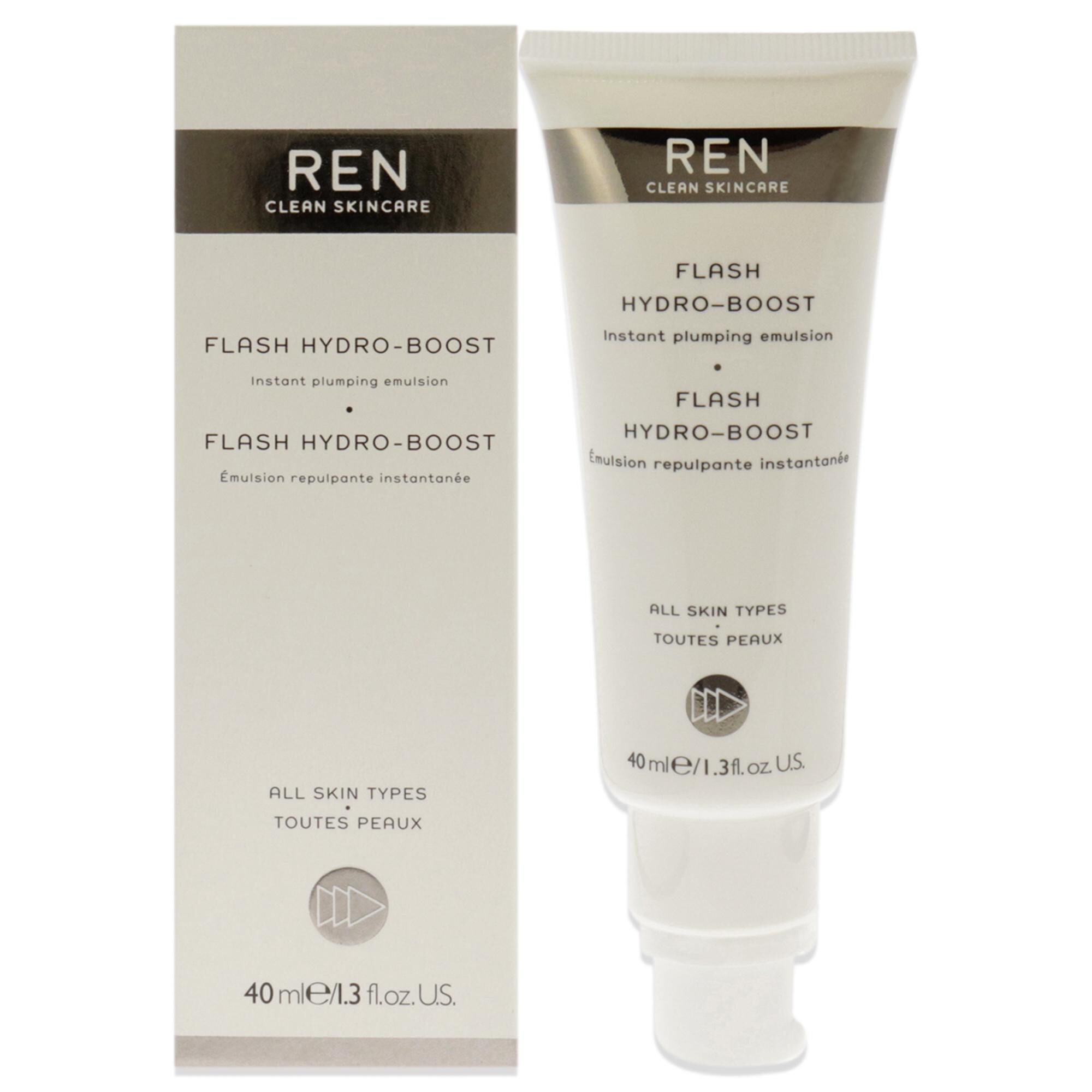 Flash Hydro-Boost Instant Plumping Emulsion by REN for Unisex - 1.3 oz Emulsion, See Description, hi-res image number 0