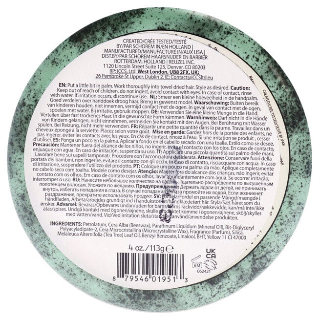 Green Grease Medium Hold Pomade by Reuzel for Men - 4 oz Pomade, See Description, alternate image number 2
