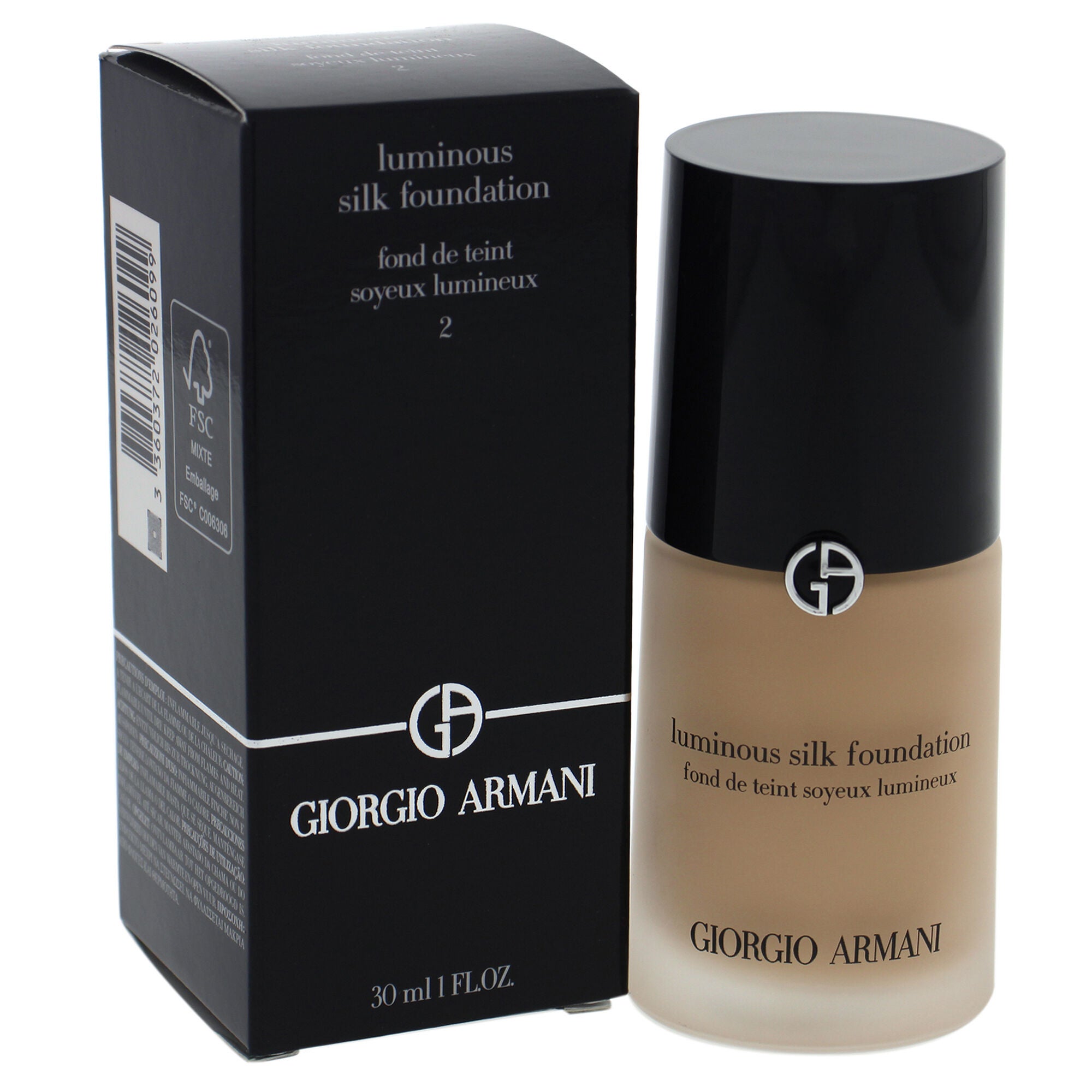 Luminous Silk Foundation - 02 by Giorgio Armani for Women - 1 oz Foundation, , alternate image number 7