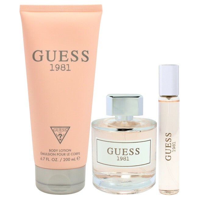Guess 1981 by Guess for Women - 3 Pc Gift Set 3.4oz EDT Spray, 0.5oz Travel Spray, 6.7oz Body Lotion, See Description, alternate image number 4