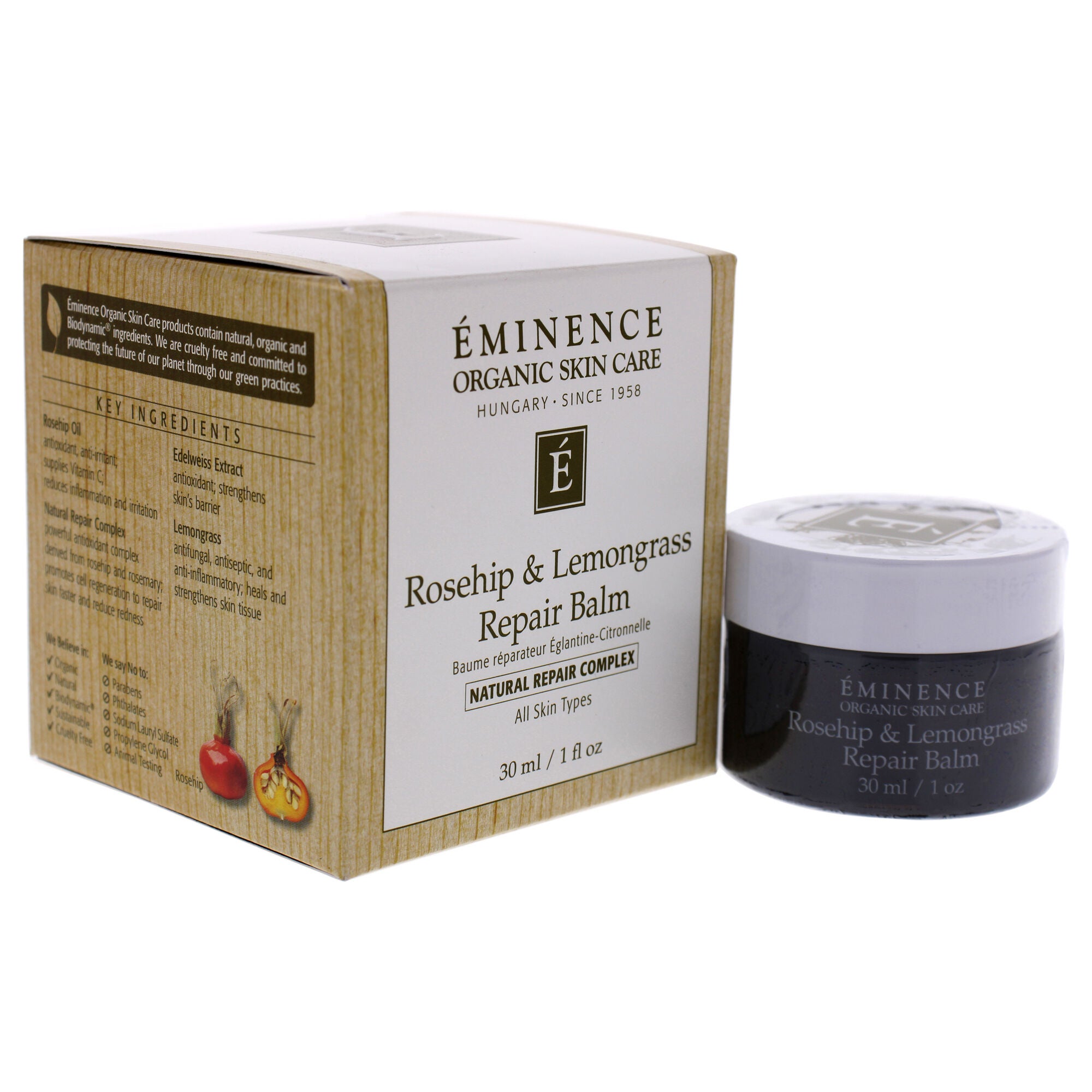 Rosehip and Lemongrass Repair Balm by Eminence for Unisex - 1 oz Balm, See Description, alternate image number 4