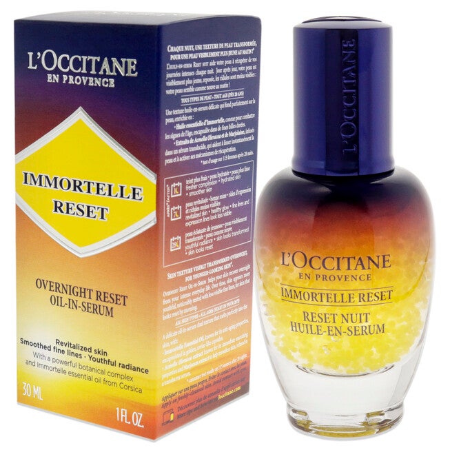 Immortelle Reset Overnight Oil-In Serum by LOccitane for Women - 1 oz Serum, NA, alternate image number null