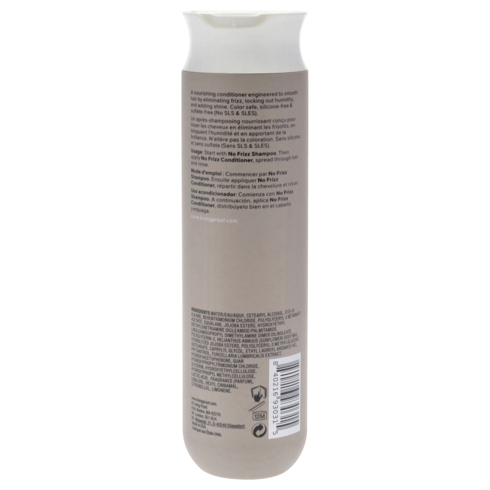 Living Proof No Frizz Conditioner by Living Proof for Unisex - 8 oz Conditioner, See Description, alternate image number 3