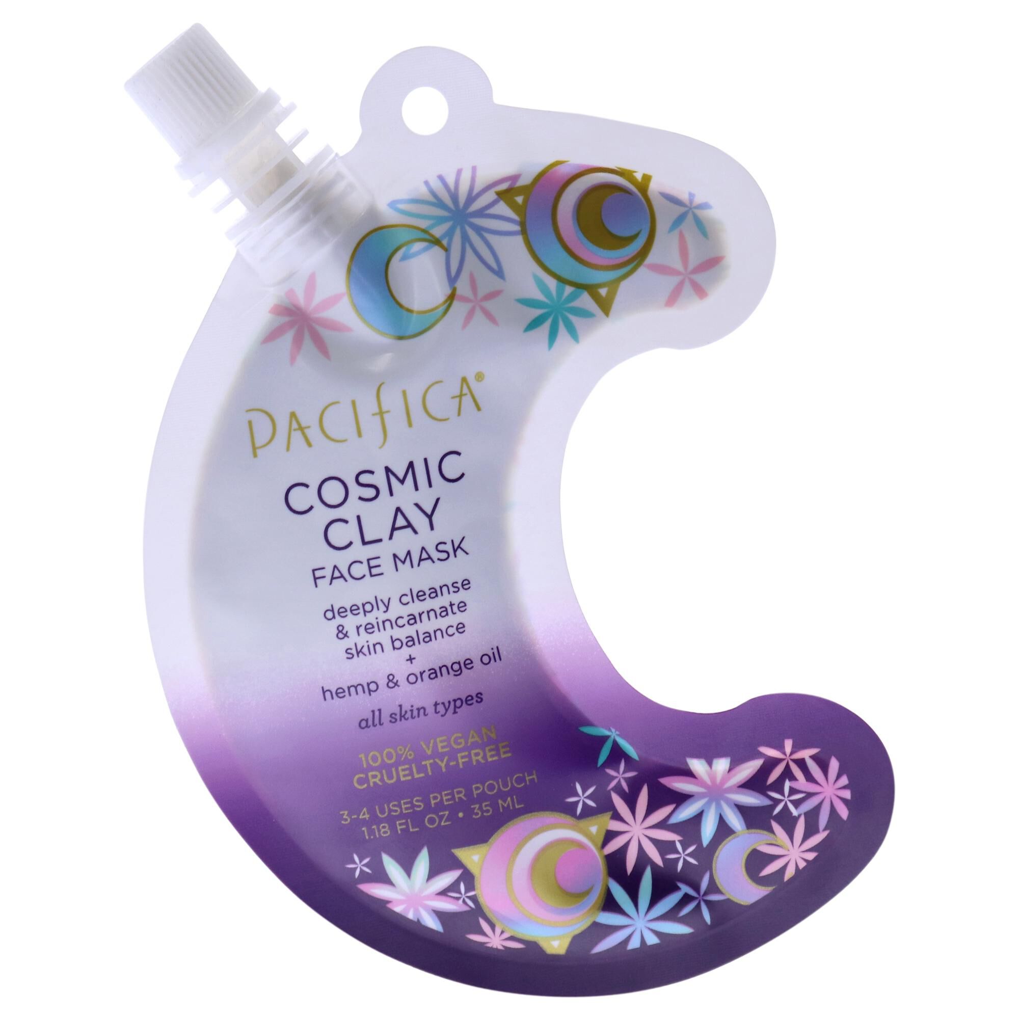Cosmic Clay Face Mask by Pacifica for Unisex - 1.18 oz Mask, See Description, hi-res image number 0