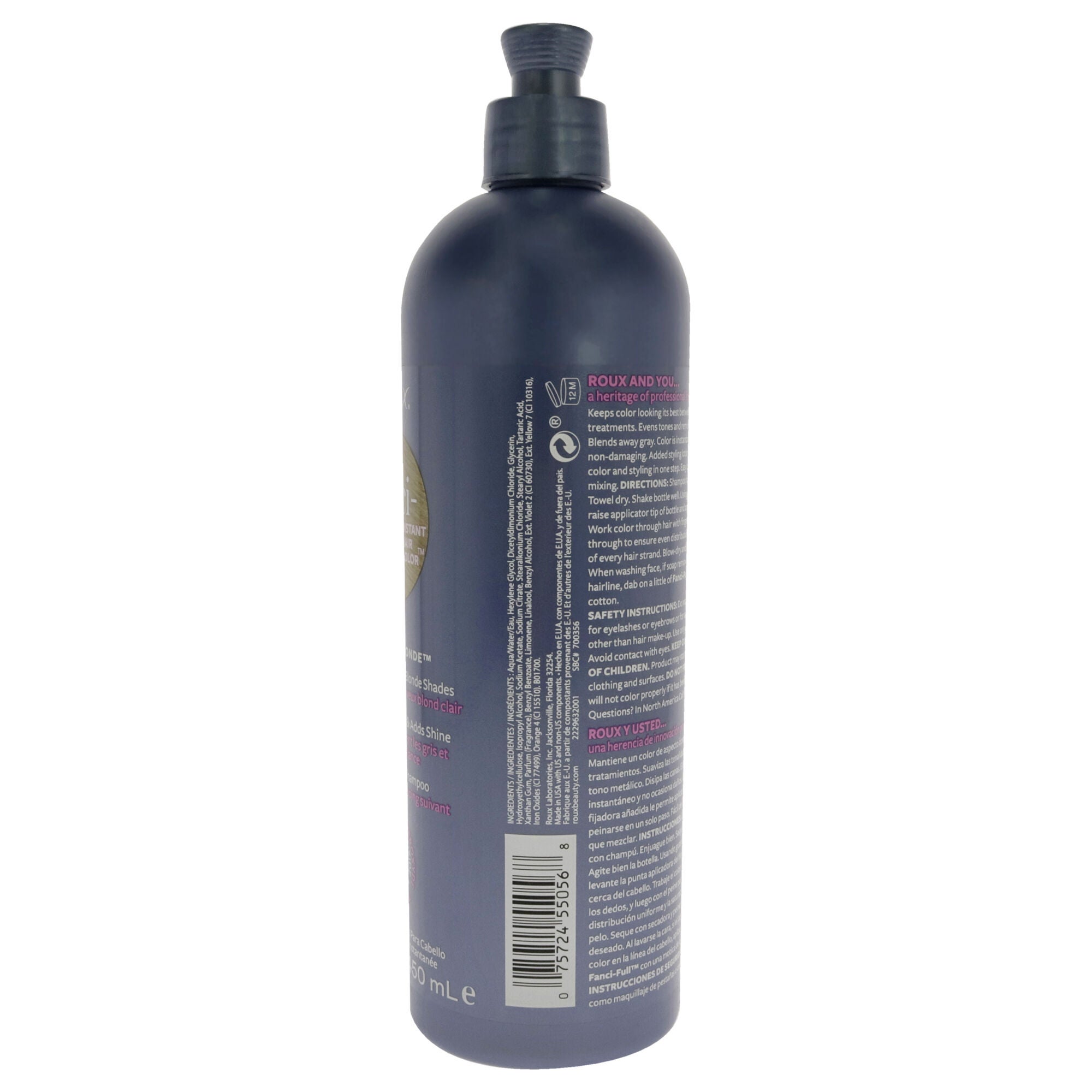 Fanci-Full Rinse Instant Hair Color - 56 Bashful Blonde by Roux for Unisex - 15.2 oz Hair Color, See Description, alternate image number 2