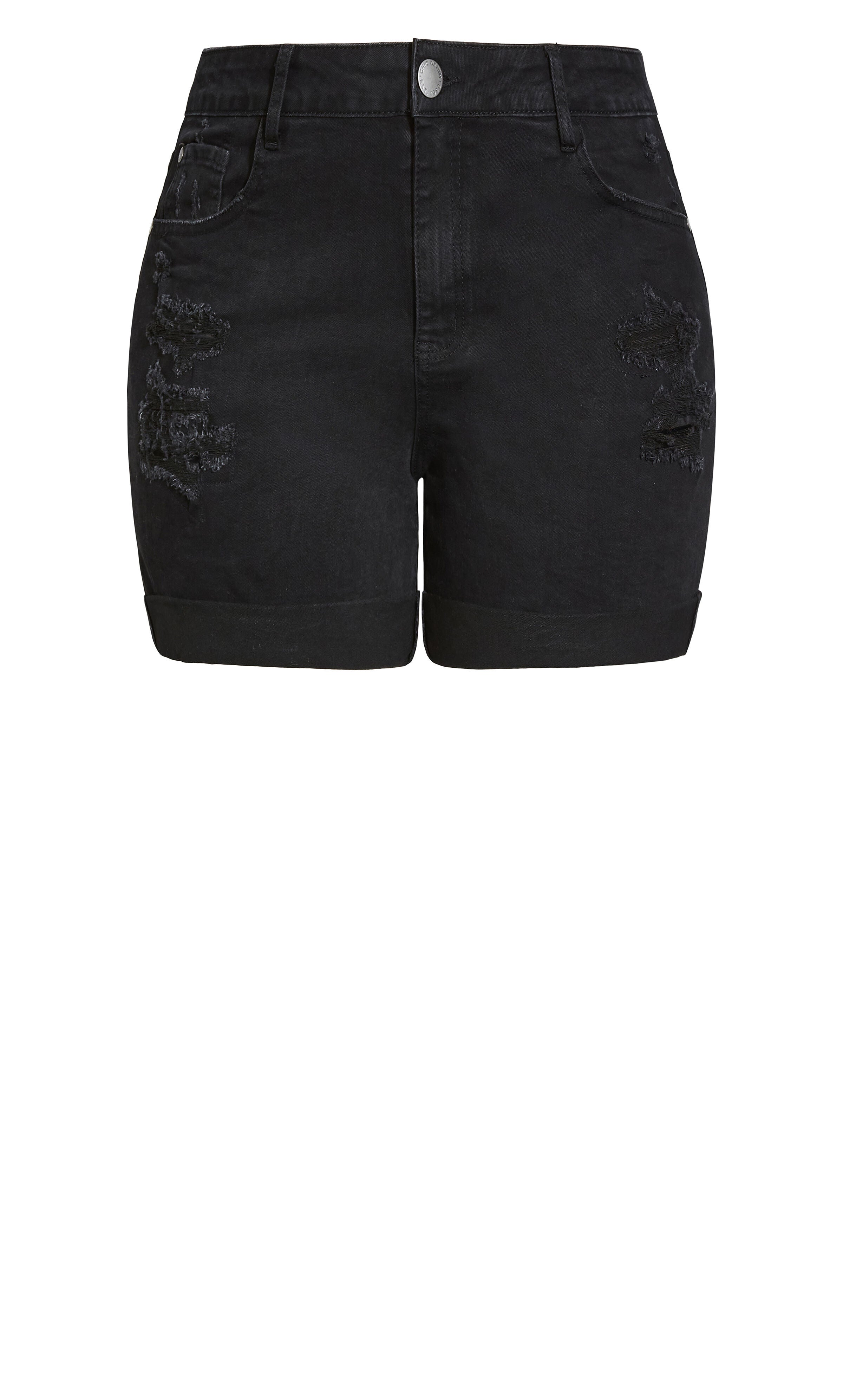 Ripped Love Short - black wash, , alternate image number 2