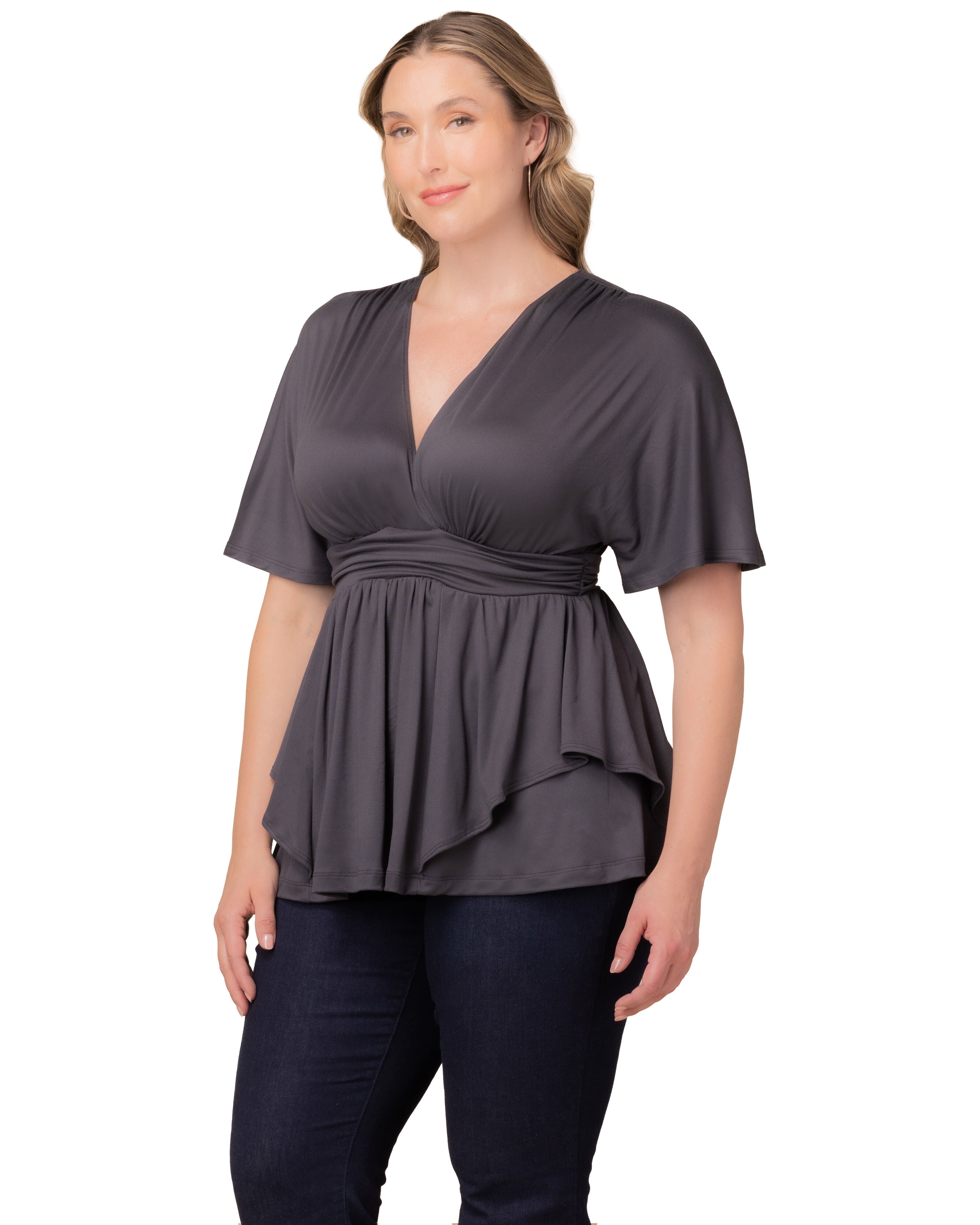 Promenade Top, CHARCOAL GREY / Charcoal Grey, alternate image number 3