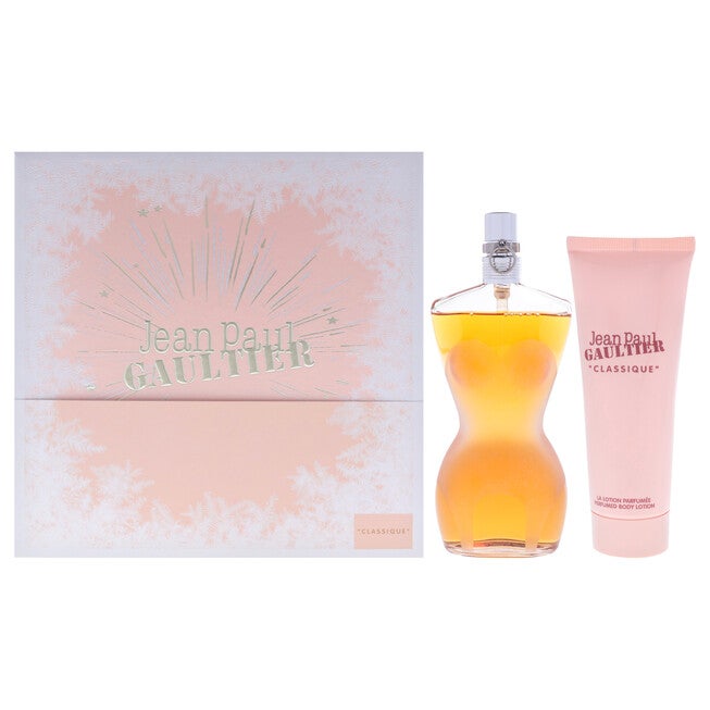 Classique by Jean Paul Gaultier for Women - 2 Pc Gift Set 3.4oz EDT Spray, 2.5oz Perfumed Body Lotion, See Description, hi-res image number 0