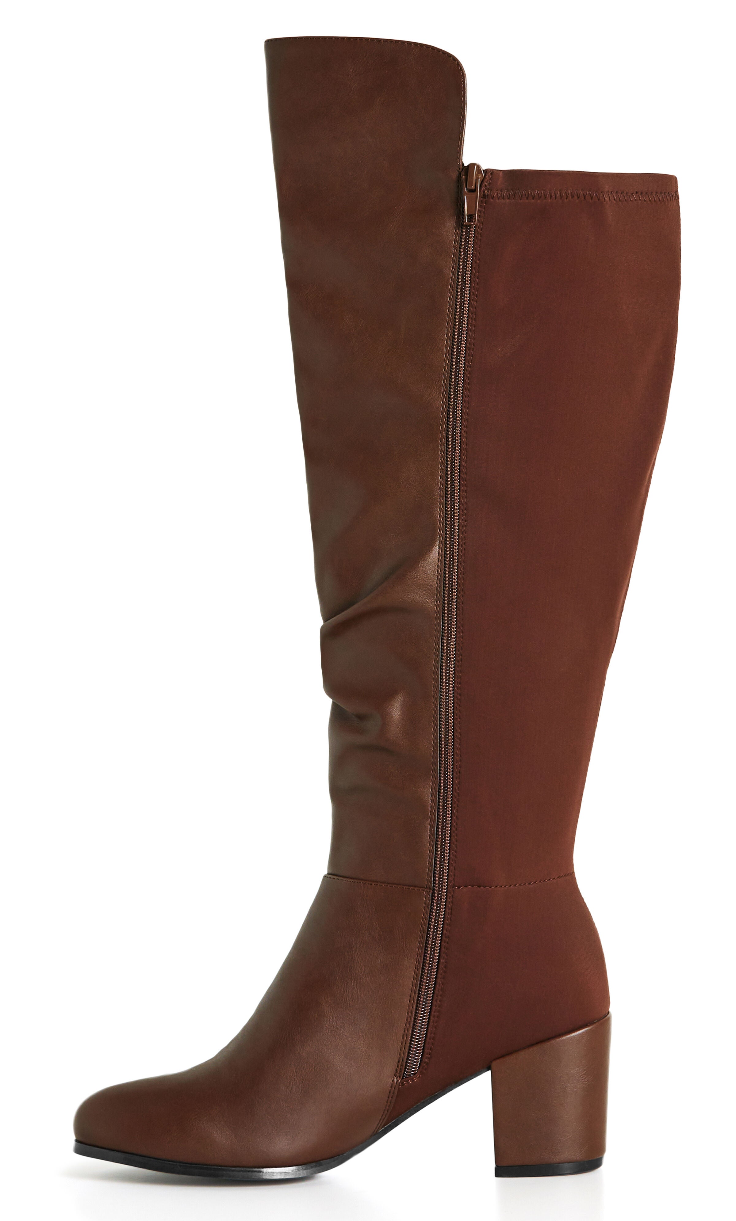 WIDE FIT Effie Tall Boot - brown, , alternate image number 3