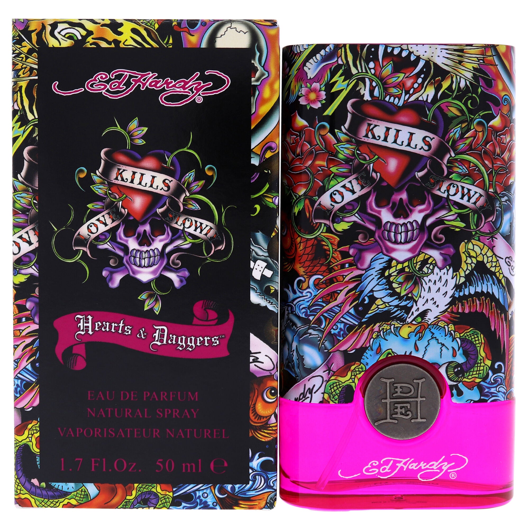 Ed Hardy Hearts and Daggers by Christian Audigier for Women - 1.7 oz EDP Spray, See Description, hi-res image number 0