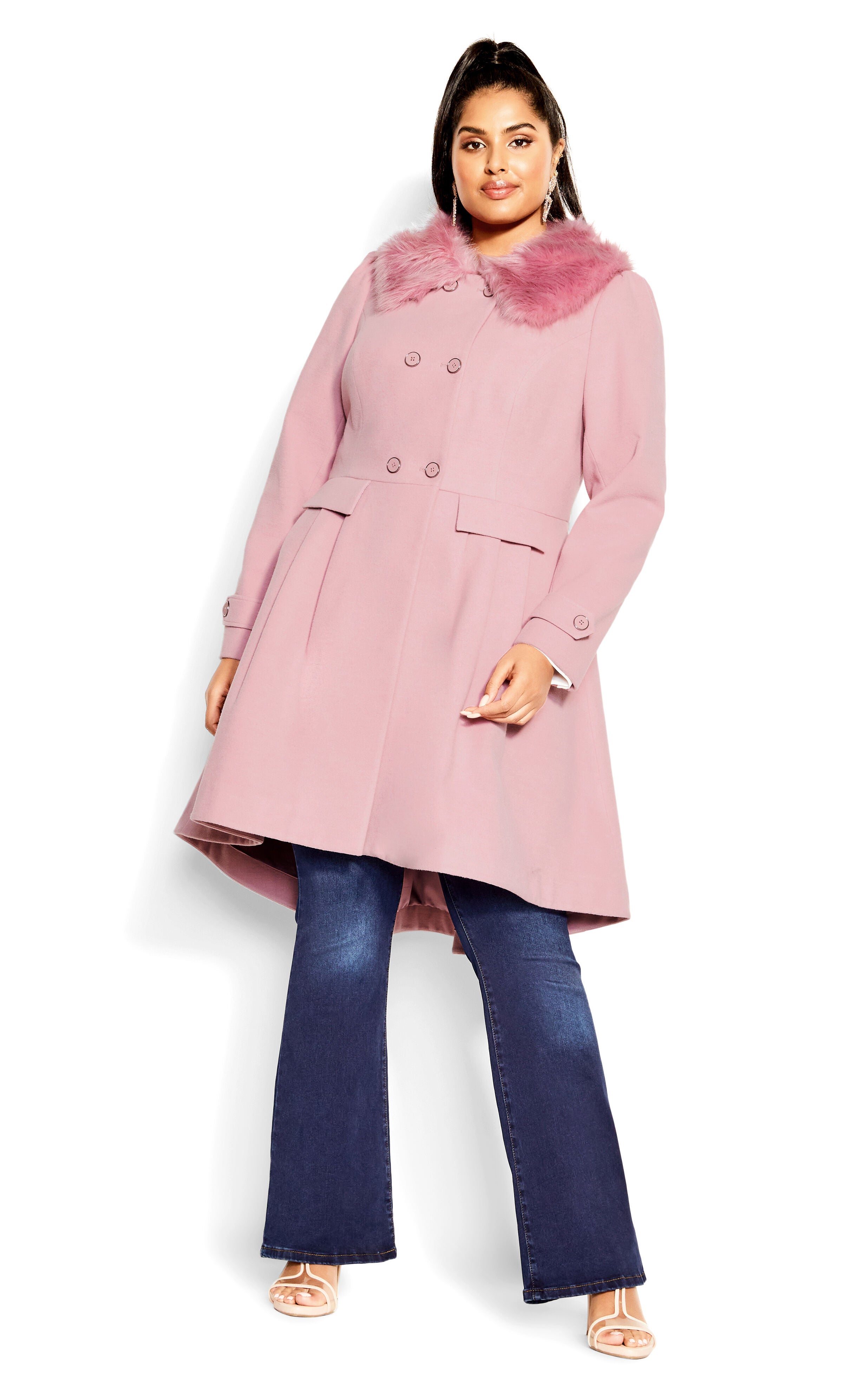 Grandiose Coat - blush, , alternate image number 1
