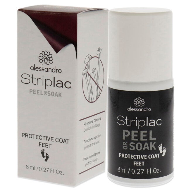 Striplac Peel or Soak - Protective Coat Feet by Alessandro for Women 0.27 oz Nail Polish, , alternate image number 7
