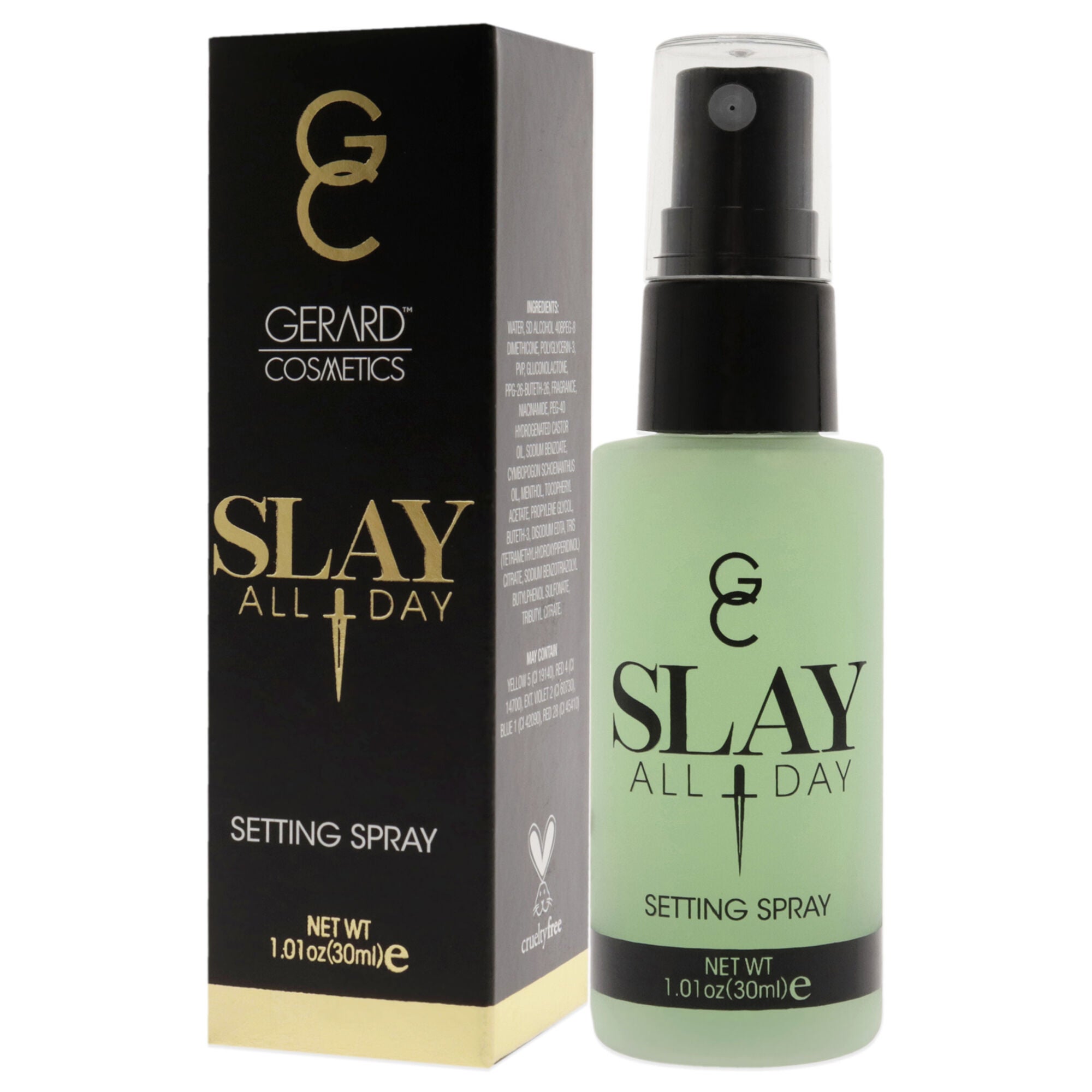 Slay All Day Setting Spray Mini - Cucumber by Gerard Cosmetic for Women - 1.01 oz Setting Spray, See Description, alternate image number 3