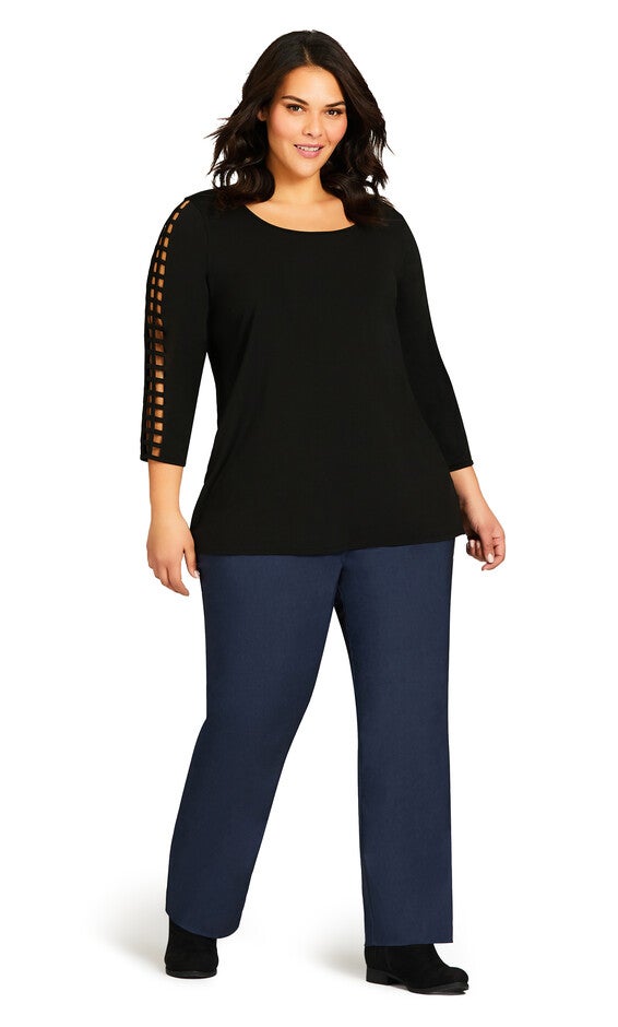 Super Stretch Zip Pant Indigo - average, Blue, hi-res image number 0