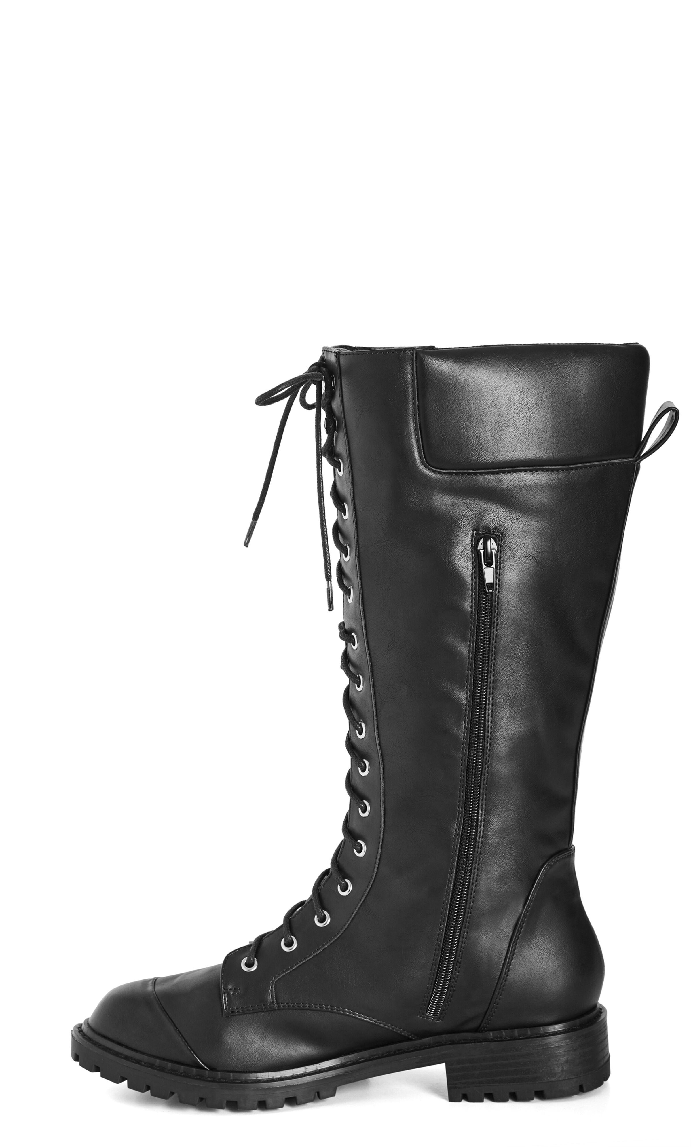 WIDE FIT Rochelle Knee Boot - black, , alternate image number 3