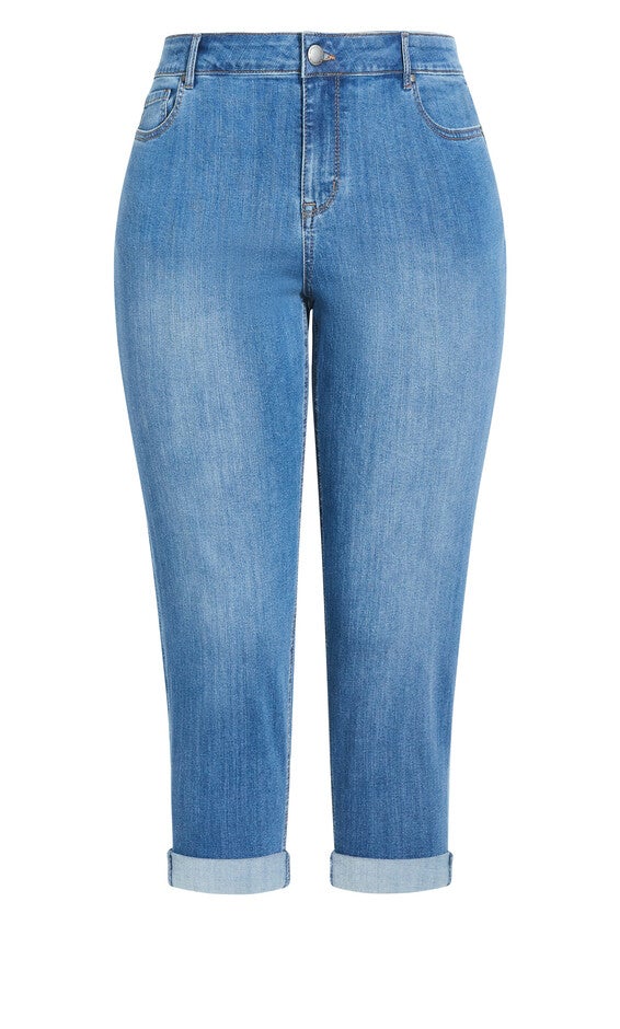Girlfriend Stretch Jean Light Wash - petite, , alternate image number 5