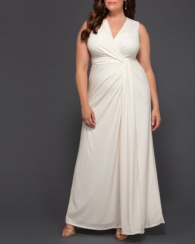 Gilded by Moonlight Gown, WhiteIvoryGold, hi-res image number null
