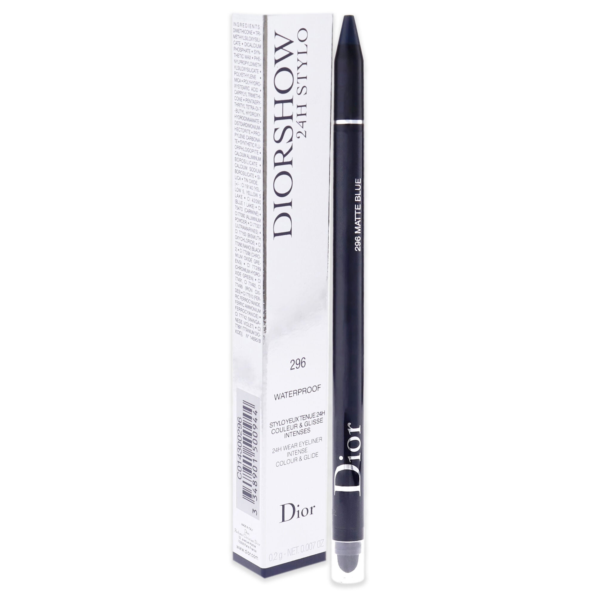 Diorshow 24H Stylo Waterproof Eyeliner - 296 Matte Blue by Christian Dior for Women - 0.007 oz Eyeliner, See Description, alternate image number 1