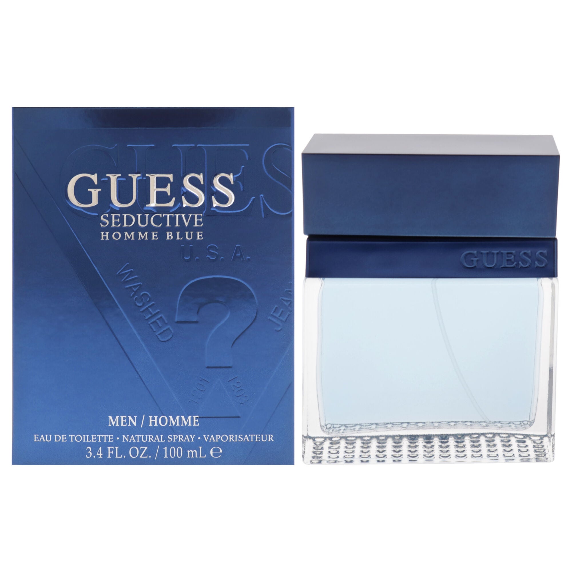 Guess Seductive Homme Blue by Guess for Men - 3.4 oz EDT Spray, See Description, hi-res image number 0