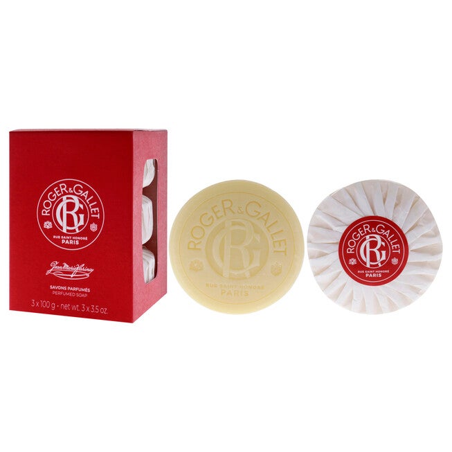 Jean Marie Farina Perfumed Soap Set by Roger & Gallet for Unisex - 3 x 3.5 oz Soap, NA, alternate image number null