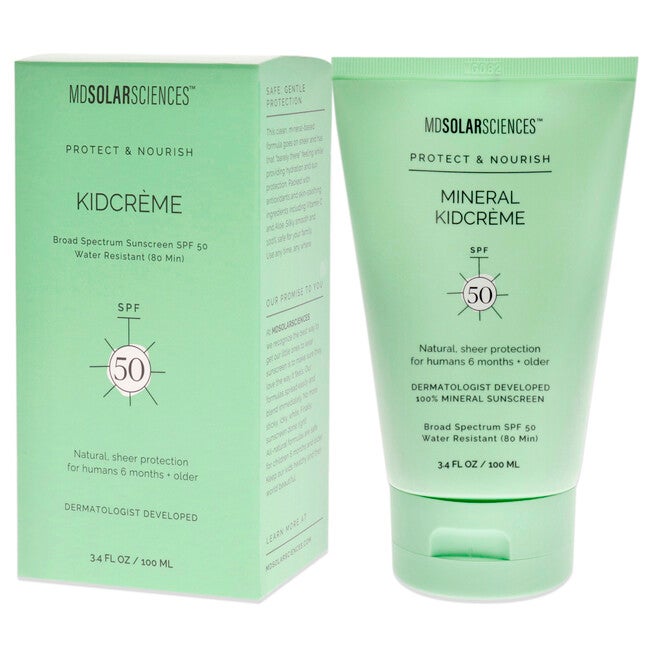 Mineral KidCreme SPF 50 by MDSolarSciences for Unisex - 3.4 oz Sunscreen, See Description, alternate image number 3