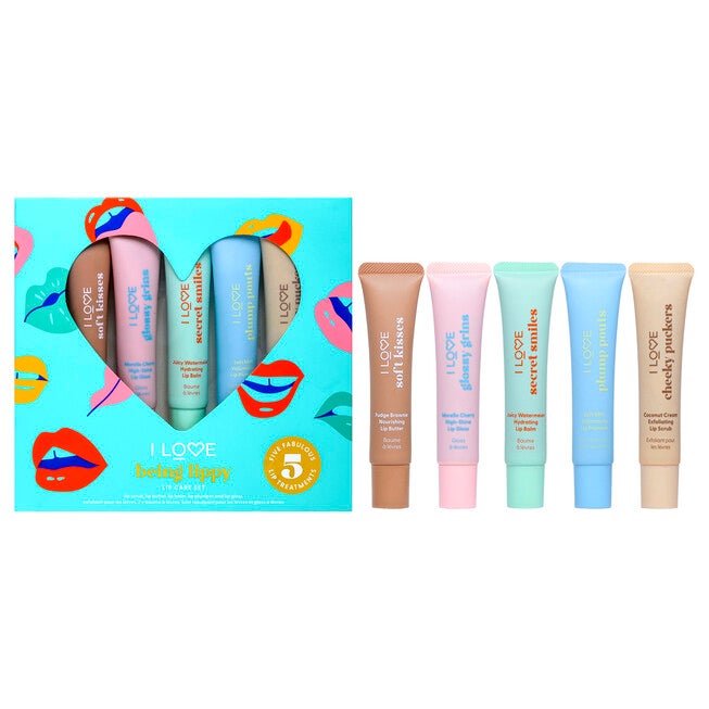 Being Lippy Lip Care Set by I Love Cosmetics for Women - 5 Pc Set, See Description, hi-res image number 0