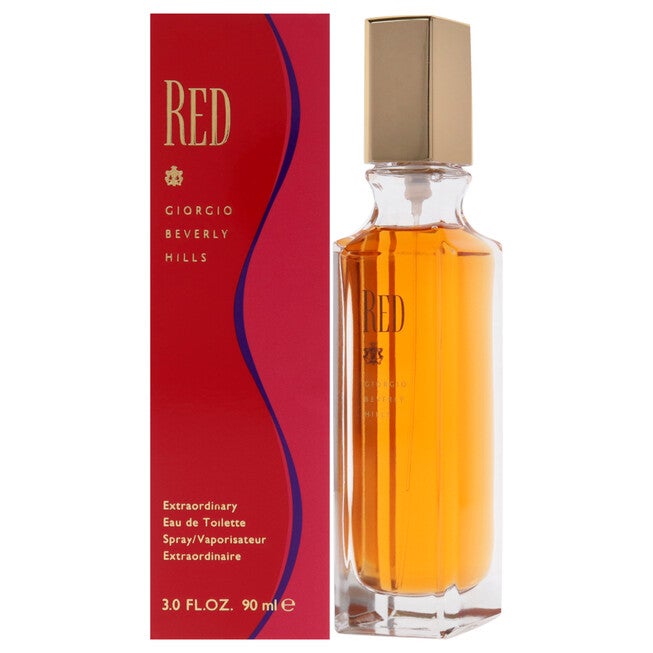 Red by Giorgio Beverly Hills for Women - 3 oz EDT Spray, See Description, hi-res image number 0