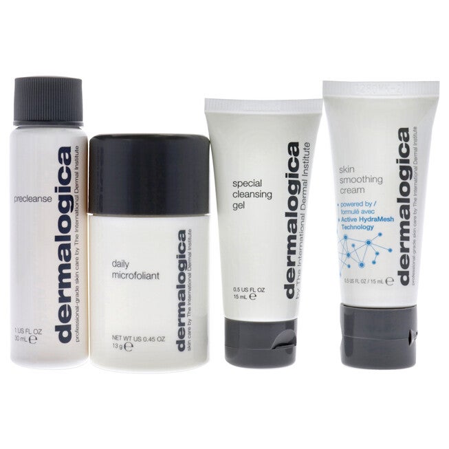 Discover Healthy Skin Kit by Dermalogica - 4 Pc 1oz Precleanse, 0.5oz Special Cleansing Gel, 0.45oz Daily Microfoliant, 0.5oz Skin Smoothing Cream, See Description, alternate image number 3