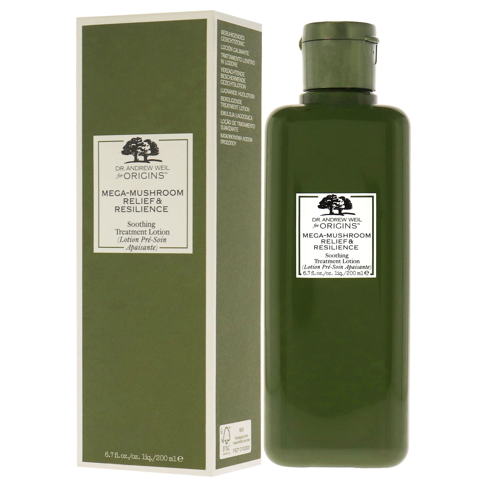 Mega-Mushroom Relief and Resilience Soothing Treatment Lotion by Origins for Women - 6.7 oz Treatment, See Description, alternate image number 3