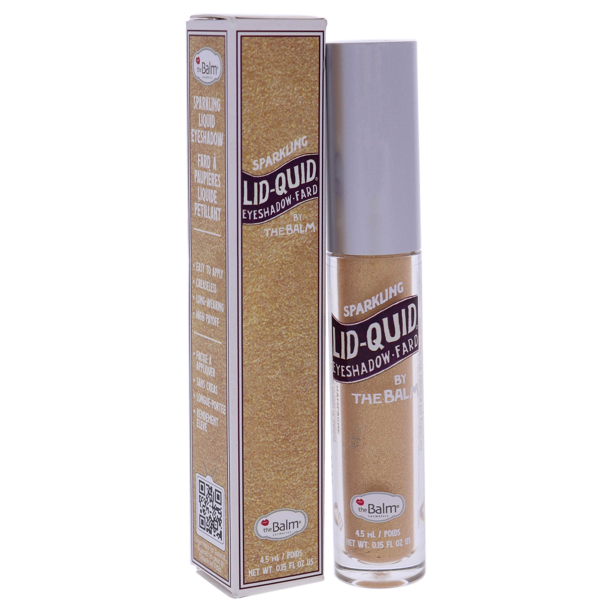 Lid-Quid Sparkling Liquid Eyeshadow - Champagne by the Balm for Women - 0.15 oz Eyeshadow, , alternate image number 7