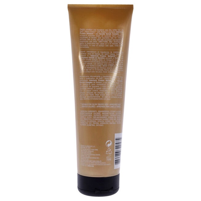 All Soft Heavy Cream by Redken for Unisex - 8.5 oz Cream, , alternate image number 3