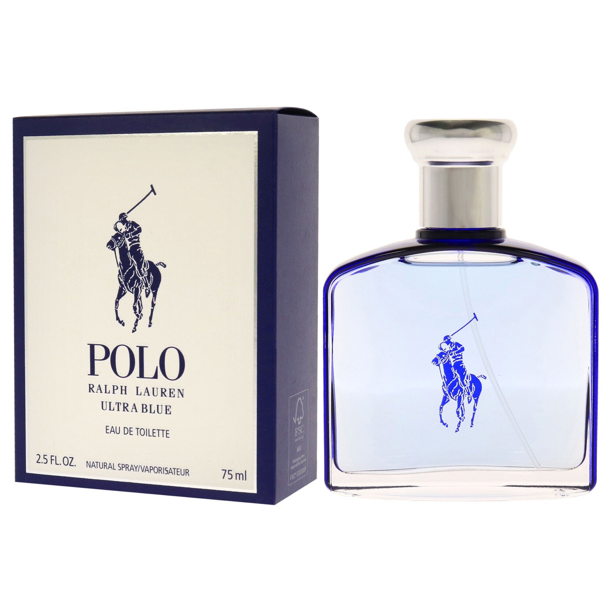Polo Ultra Blue by Ralph Lauren for Men - 2.5 oz EDT Spray, See Description, alternate image number 3
