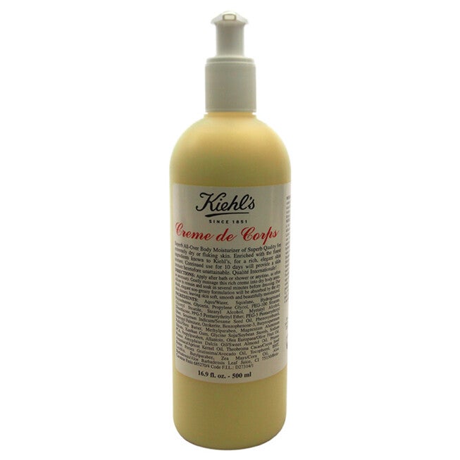 Creme de Corps For Extremely Dry or Flaking Skin by Kiehls for Unisex - 16.9 oz Body Cream, See Description, hi-res image number 0