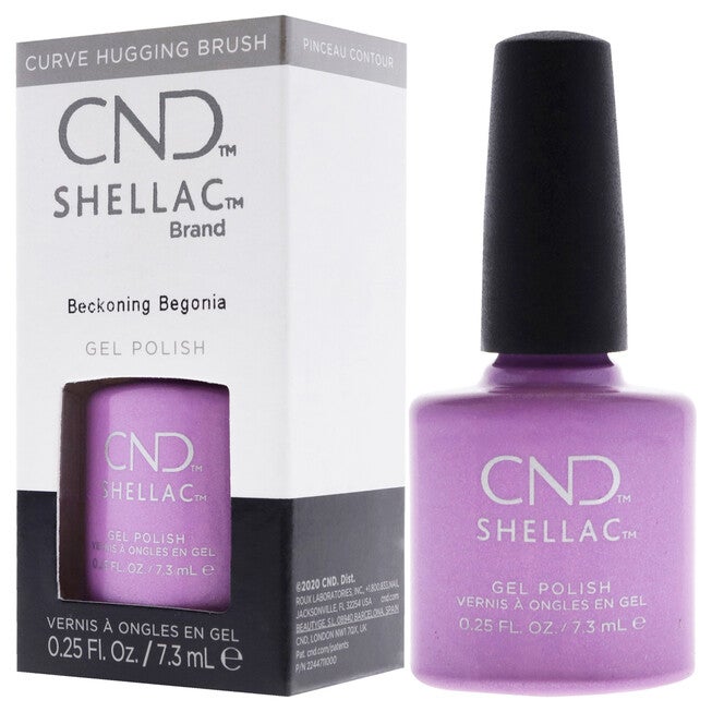 Shellac Nail Color - Beckoning Begonia by CND for Women - 0.25 oz Nail Polish, , alternate image number 8
