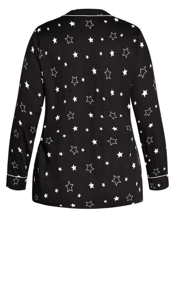 Galaxy Sleep Shirt - black, , alternate image number 4