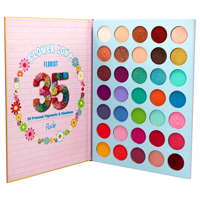 Flower Love 35 Eyeshadows Palette - Florist by Rude Cosmetics for Women - 1.34 oz Eye Shadow, , alternate image number 5
