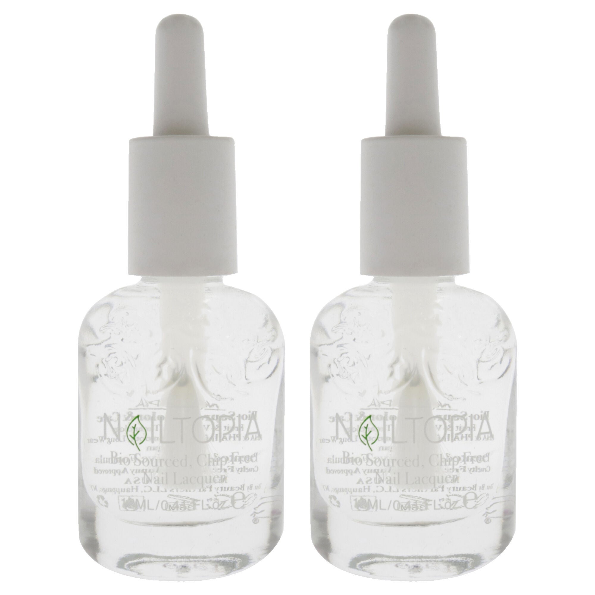 Bio-Sourced Chip Free Top Coat - Top Of Your Game by Nailtopia for Women - 0.41 oz Nail Polish - Pack of 2, See Description, alternate image number 4