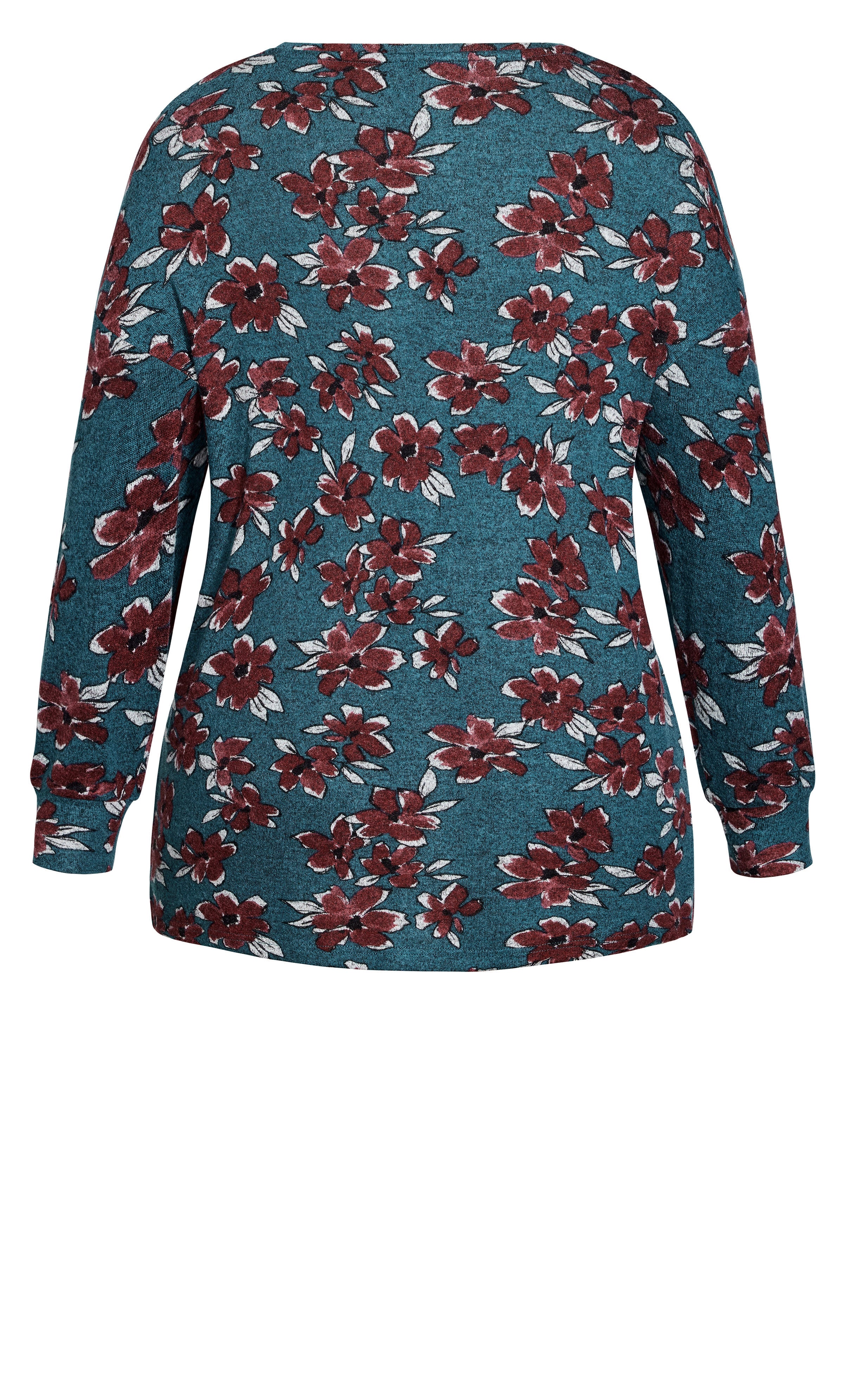 Soft Touch Floral Top - green, , alternate image number 5