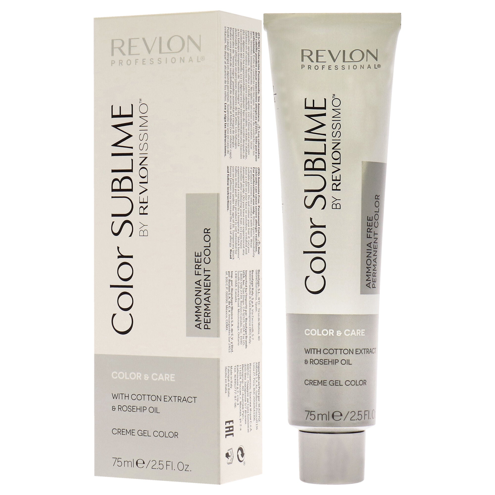 Revlonissimo Color Sublime - 7.41 Medium Copper Ash Blonde by Revlon for Unisex - 2.5 oz Hair Color, See Description, alternate image number 2
