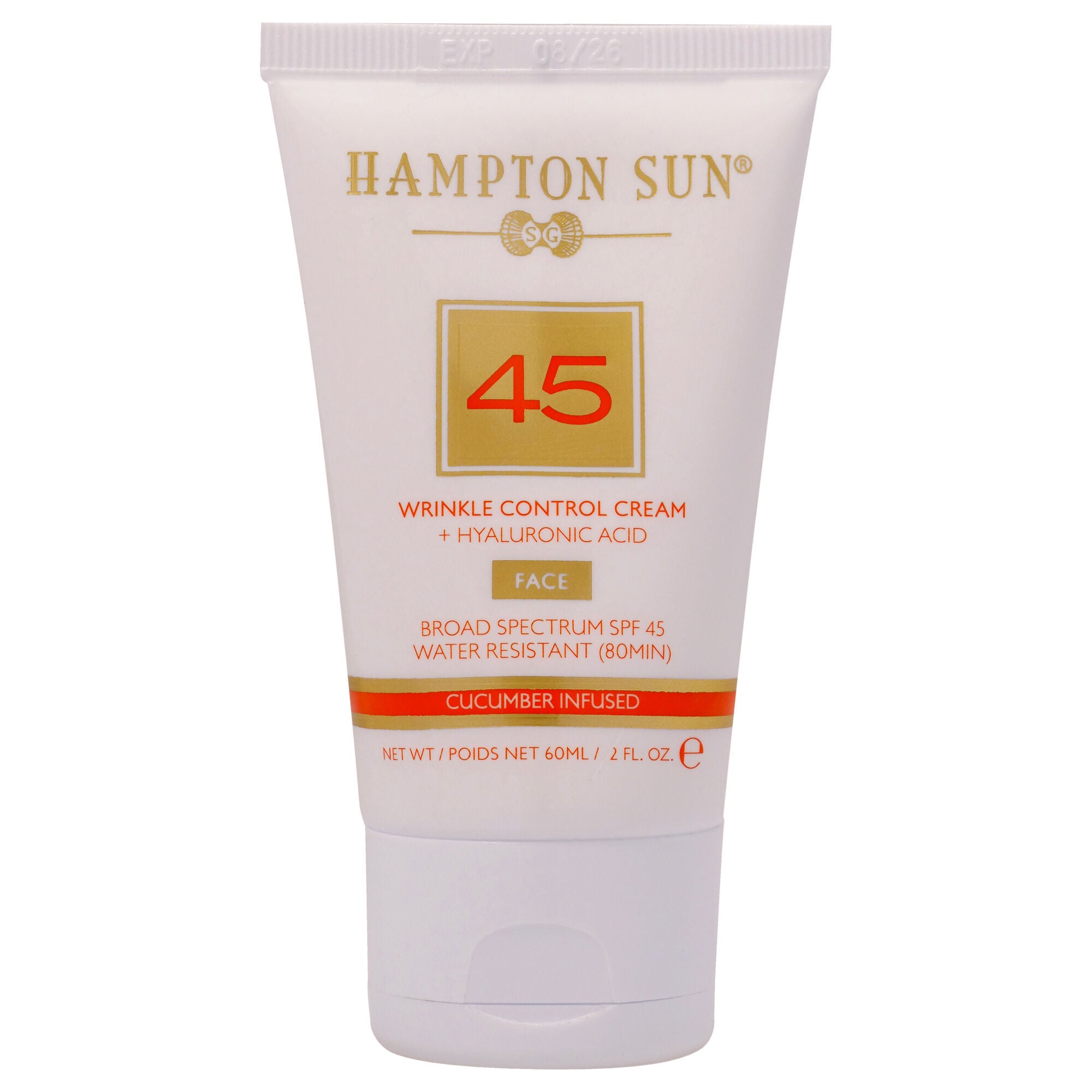 Wrinkle Control Face Cream SPF 45 by Hampton Sun for Unisex - 2 oz Cream, See Description, hi-res image number 0