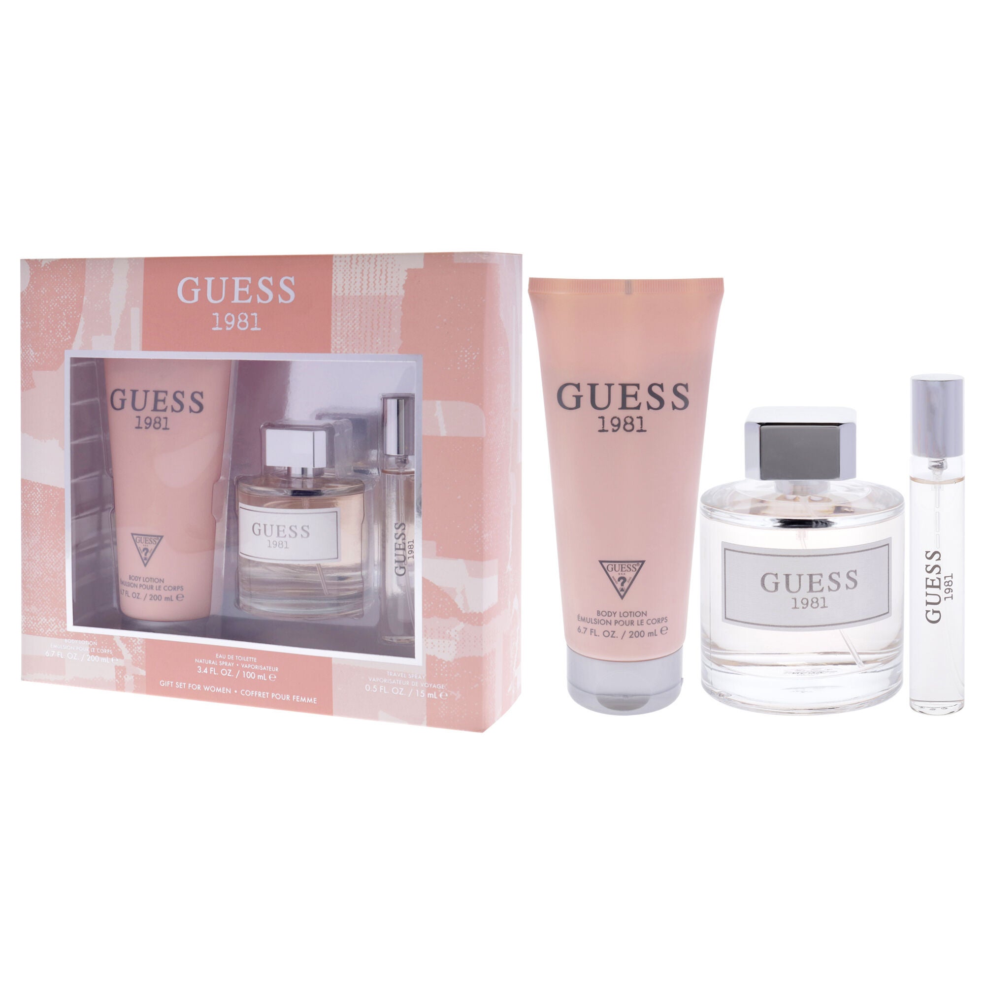 Guess 1981 Los Angeles by Guess for Women - 3 Pc Gift Set 3.4oz EDT Spray, 0.5oz EDT Spray, 6.7oz Body Lotion, , alternate image number 8